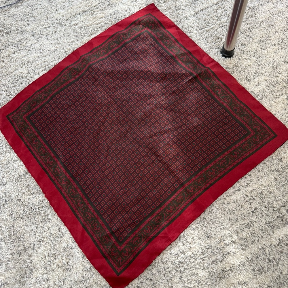 Handcraft Italian silk scarf